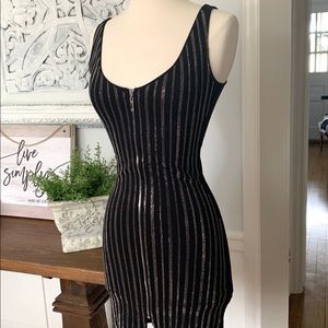 Waggon Paris Dress Bodycon Studded Gorgeous!